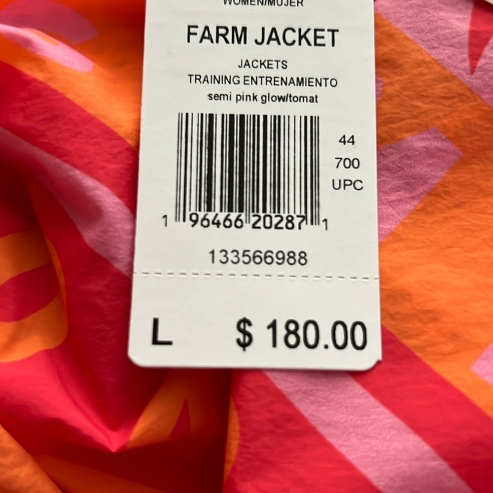 FARM RIO X ADIDAS LONG JACKET WINBREAKER TROPICAL TRENCH SOCCER TRAINING COAT - Picture 10 of 13